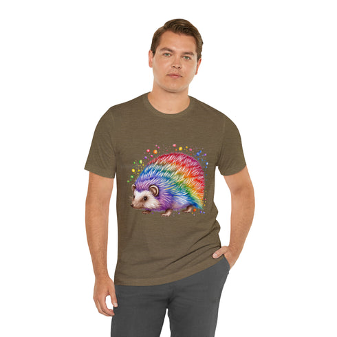 Rainbow Hedgehog - Short Sleeve Tee